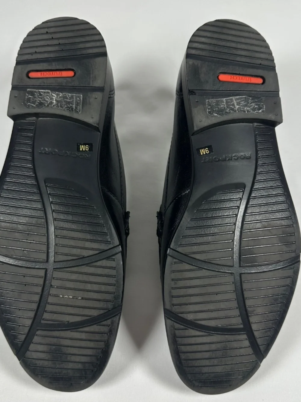 Rockport Tru Tech Casual Leather Slip On Men's Loafers Black Size 9M Like New